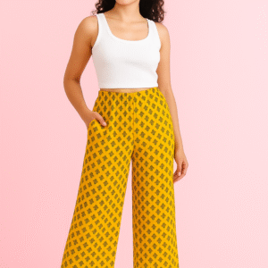 Printed Palazzo – Yellow