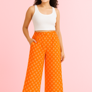Printed Palazzo – Orange A