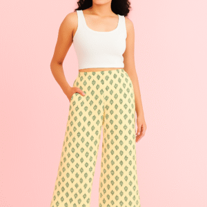 Printed Palazzo – Butter A
