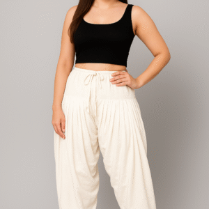 Patiala Salwar – White