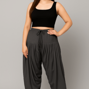 Patiala Salwar – Deep Grey