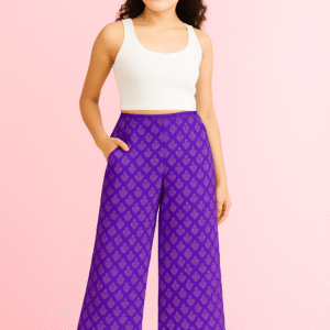 Printed Palazzo – Purple A