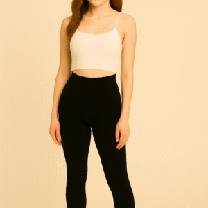 Ankle Length Leggings – Black