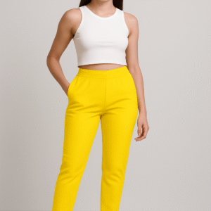 Straight Pant – Yellow