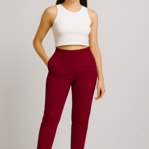 Straight Pant – Maroon