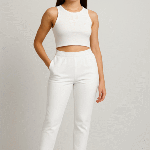 Straight Pant – White