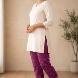 Printed Capri – Purple